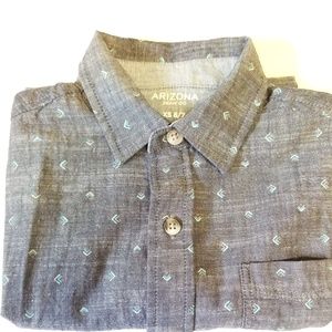 Arizona jean co. Short sleeve button-down shirt